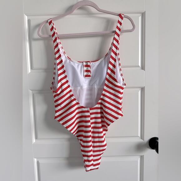 ROXY Quiksilver Hello July Stripe one-piece swimsuit bodysuit-Retro - Picture 9 of 11